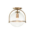 Потолочный светильник с прозрачным стеклянным шаром с эффектом пузырьков Hinkley варинант исполнения - 13 | Loft Concept в Омске