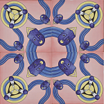 Плитка дизайнерская с узором Дива варинант исполнения - 1 | Loft Concept в Омске