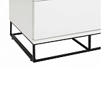 Комод белый с 3-мя ящиками Strict Lines  варинант исполнения - 4 | Loft Concept в Омске