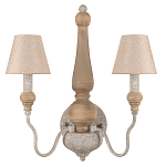 Бра с двумя конусовидными тканевыми абажурами Neighborhood варинант исполнения - 1 | Loft Concept в Омске