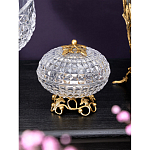 Конфетница из прозрачного рельефного стекла Eden Garden варинант исполнения - 10 | Loft Concept в Омске