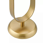 Столик приставной с овальным золотым основанием Oval Gold Base варинант исполнения - 3 | Loft Concept в Омске