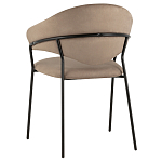 Коричневый стул с обивкой из искусственной замши Alexis варинант исполнения - 5 | Loft Concept в Омске