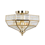 Потолочный светильник шестигранной формы с прозрачными стеклянным плафоном Elstead Lighting варинант исполнения - 9 | Loft Concept в Омске