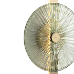 Бра с круглым стеклянным плафоном Gingham варинант исполнения - 9 | Loft Concept в Омске