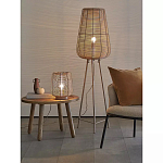 Торшер с плетеным металлическим плафоном Wicker Iron Lamp варинант исполнения - 4 | Loft Concept в Омске