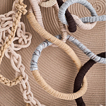 Круглое Дизайнерское Панно Дюна Round Panel Dune варинант исполнения - 5 | Loft Concept в Омске