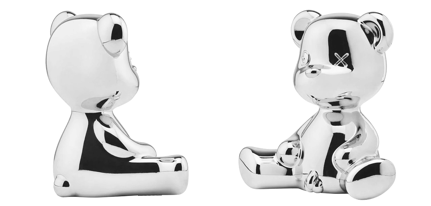 Статуэтка Teddy Boy Metal Finish with Cable Серебро Статуэтка Teddy Boy Metal Finish with Cable Серебро - Loft-Concept в Омске