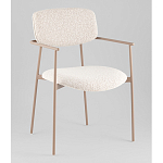 Стул Doe с подклокотниками молочный варинант исполнения - 1 | Loft Concept в Омске