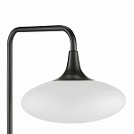 Торшер с белым стеклянным плафоном в форме эллипса Kernel варинант исполнения - 2 | Loft Concept в Омске