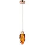 Подвесной светильник Soar Hanging Lamp Brass Amber Янтарный варинант исполнения - 2 | Loft Concept в Омске