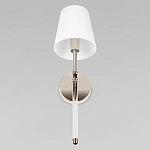 Бра с белым тканевым плафоном в форме конуса и металлическим основанием Nicoleta варинант исполнения - 4 | Loft Concept в Омске