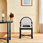 Дизайнерский стул деревянный с полукруглой спинкой Highquality варинант исполнения - 3 | Loft Concept в Омске