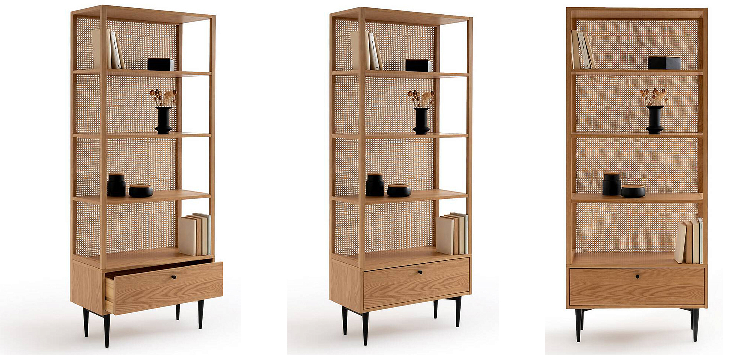 Стеллаж Agnar Wicker Rack Стеллаж Agnar Wicker Rack - Loft-Concept в Омске