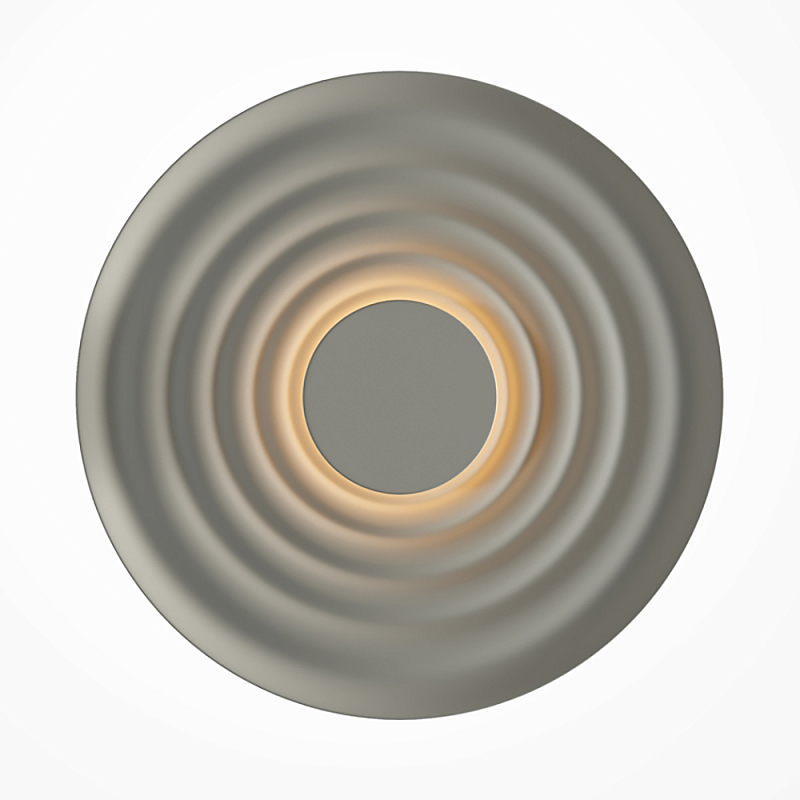 Бра круглое Soft Halo серый Серый в Омске | Loft Concept 