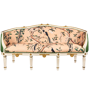 Диван Beige and Green Chinoiserie Sofa