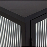 Сервант двухдверный с рифленым стеклом The Keeper варинант исполнения - 3 | Loft Concept в Омске