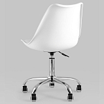 Офисный стул на металлическом основании EGGERY White варинант исполнения - 6 | Loft Concept в Омске