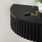 Прикроватный подвесной столик с ящиком черный Bedside Hanging Table варинант исполнения - 4 | Loft Concept в Омске