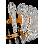 Люстра круглая с фактурными элементами в виде ракушек Inspired Sea варинант исполнения - 3 | Loft Concept в Омске