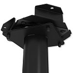 Барный стул вращающийся со спинкой и подлокотниками Douglas Rhombus Синий Велюр варинант исполнения - 6 | Loft Concept в Омске