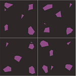 Плитка с узором Осколки варинант исполнения - 3 | Loft Concept в Омске