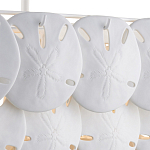 Люстра овальной формы с белыми подвесными элементами White Natural Lines варинант исполнения - 2 | Loft Concept в Омске