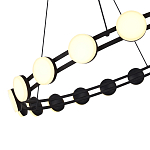 Люстра кольцевая с круглыми светодиодными источниками света Maxine Light варинант исполнения - 6 | Loft Concept в Омске