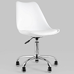 Офисный стул на металлическом основании EGGERY White пластик варинант исполнения - 2 | Loft Concept в Омске