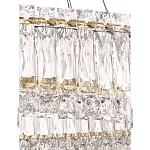 Люстра подвесная круглая из прозрачного хрусталя с золотым корпусом Selfsufficient варинант исполнения - 8 | Loft Concept в Омске