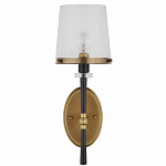 Бра настенное с прозрачным стеклянным абажуром Simple Pure Form варинант исполнения - 3 | Loft Concept в Омске