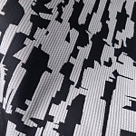 Мебельная ткань Жаккард черно-белый принт 145 см T2-126 варинант исполнения - 3 | Loft Concept в Омске