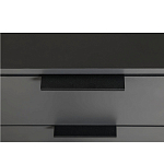 Комод цвета графит с 3-мя ящиками Strict Lines  варинант исполнения - 5 | Loft Concept в Омске