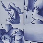 Плитка с рисунком Первый сон варинант исполнения - 3 | Loft Concept в Омске