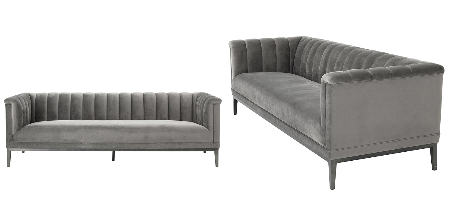 Диван Eichholtz Sofa Raffles grey Диван Eichholtz Sofa Raffles grey - Loft-Concept в Омске
