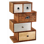 Тумба необычной формы с выдвижными ящиками Shift варинант исполнения - 1 | Loft Concept в Омске