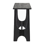 Консоль деревянная чёрная Black Tanner варинант исполнения - 2 | Loft Concept в Омске