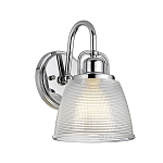 Бра с прозрачным рифленым плафоном в форме колокола Quoizel варинант исполнения - 1 | Loft Concept в Омске