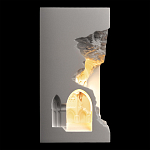 Встраиваемый в стену гипсовый светильник под покраску с эффектом разрушенной стены Antiquity Athena варинант исполнения - 5 | Loft Concept в Омске