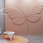 Барельеф BUTTERFLY варинант исполнения - 2 | Loft Concept в Омске