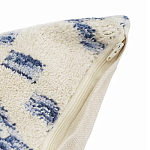 Чехол на подушку с узором в этно-стиле Blue Ikat варинант исполнения - 2 | Loft Concept в Омске