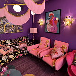 Картина Фламинго вышивка бисер Flamingo Beaded Wall Art варинант исполнения - 1 | Loft Concept в Омске