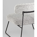 Кресло лаунж Kate букле серый варинант исполнения - 3 | Loft Concept в Омске