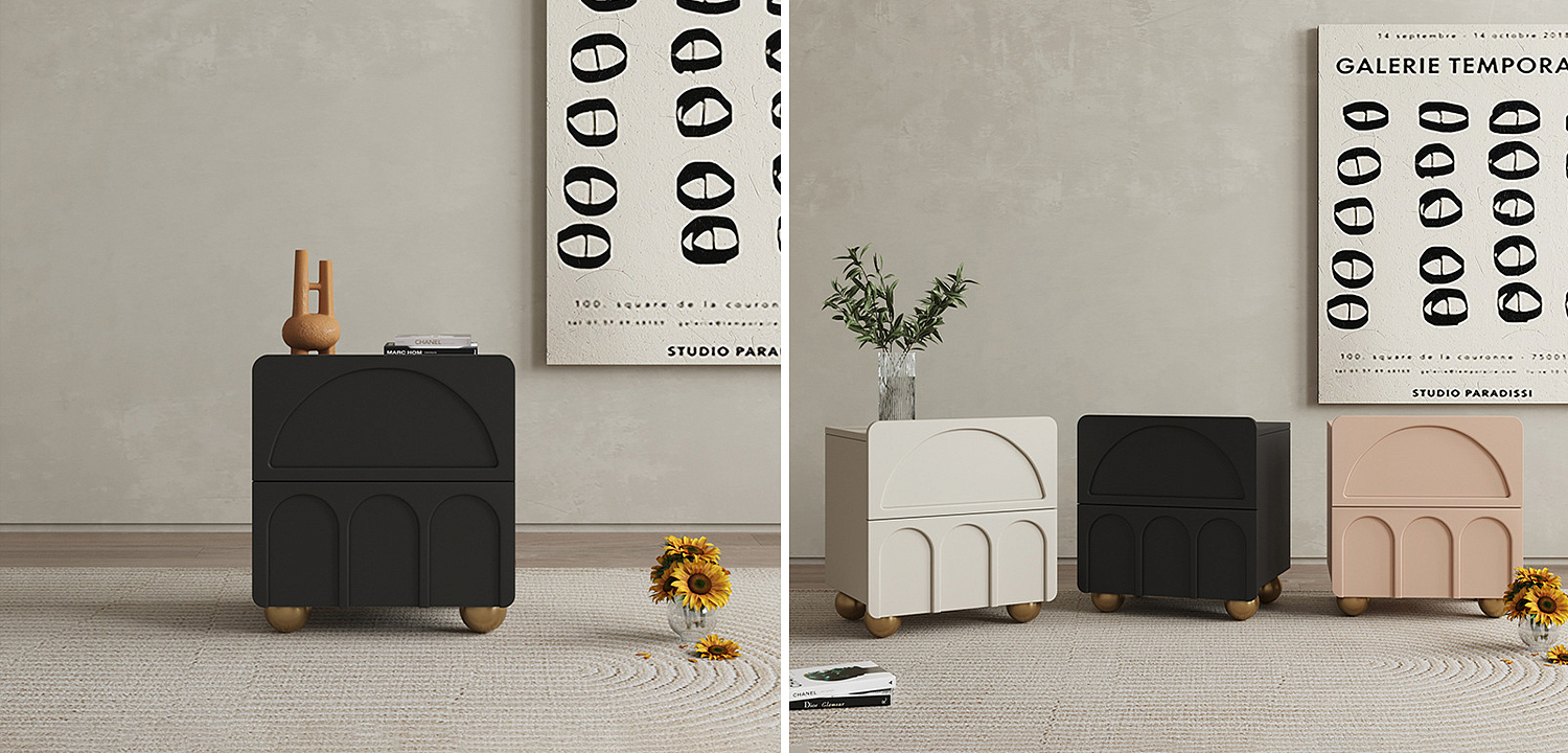 Тумба Arch Nightstand Black Тумба Arch Nightstand Black - Loft-Concept в Омске