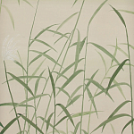 Обои ручная роспись Wild Grasses Special Colourway on Bleached Silver slub silk варинант исполнения - 2 | Loft Concept в Омске