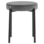 Табурет с мягким круглым сиденьем RIO Grey варинант исполнения - 2 | Loft Concept в Омске