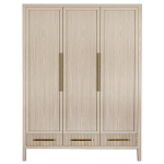 Большой Шкаф Primo Светлый дуб с 3 дверьми и 3 выдвижными ящиками варинант исполнения - 7 | Loft Concept в Омске