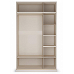 Шкаф 3-х дверный с зеркальными дверями Satin Furniture варинант исполнения - 3 | Loft Concept в Омске