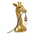 Настольная лампа в детскую Жираф в золотом костюме варинант исполнения - 1 | Loft Concept в Омске