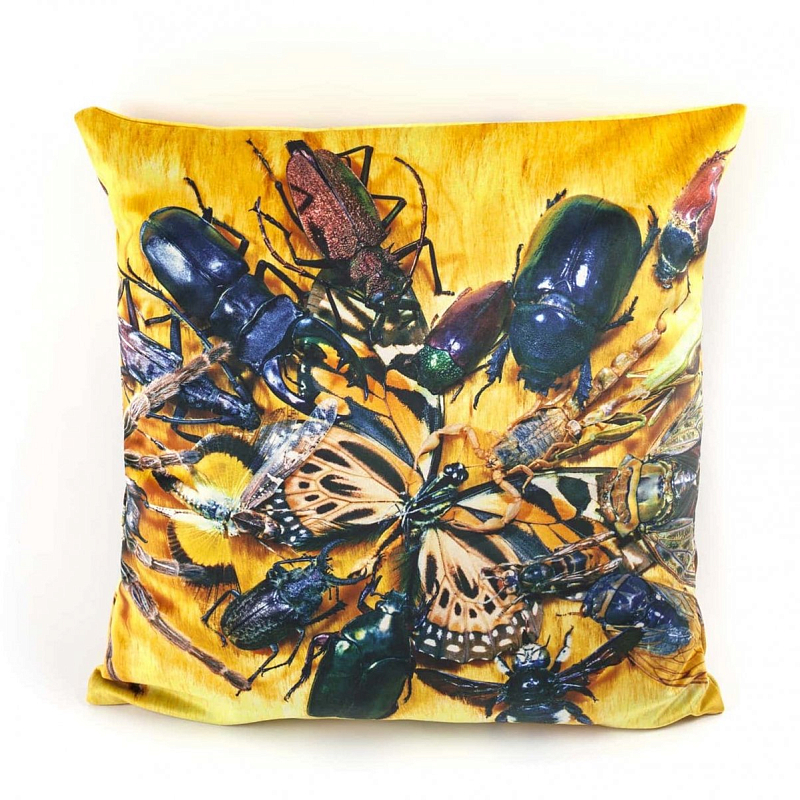 Подушка Seletti Cushion Insects Toiletpaper Желтый Подушка Seletti Cushion Insects Toiletpaper Желтый в Омске | Loft Concept